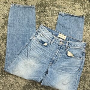 SLVRLAKE Sophie Light Blue High Rise Straight Leg Jeans